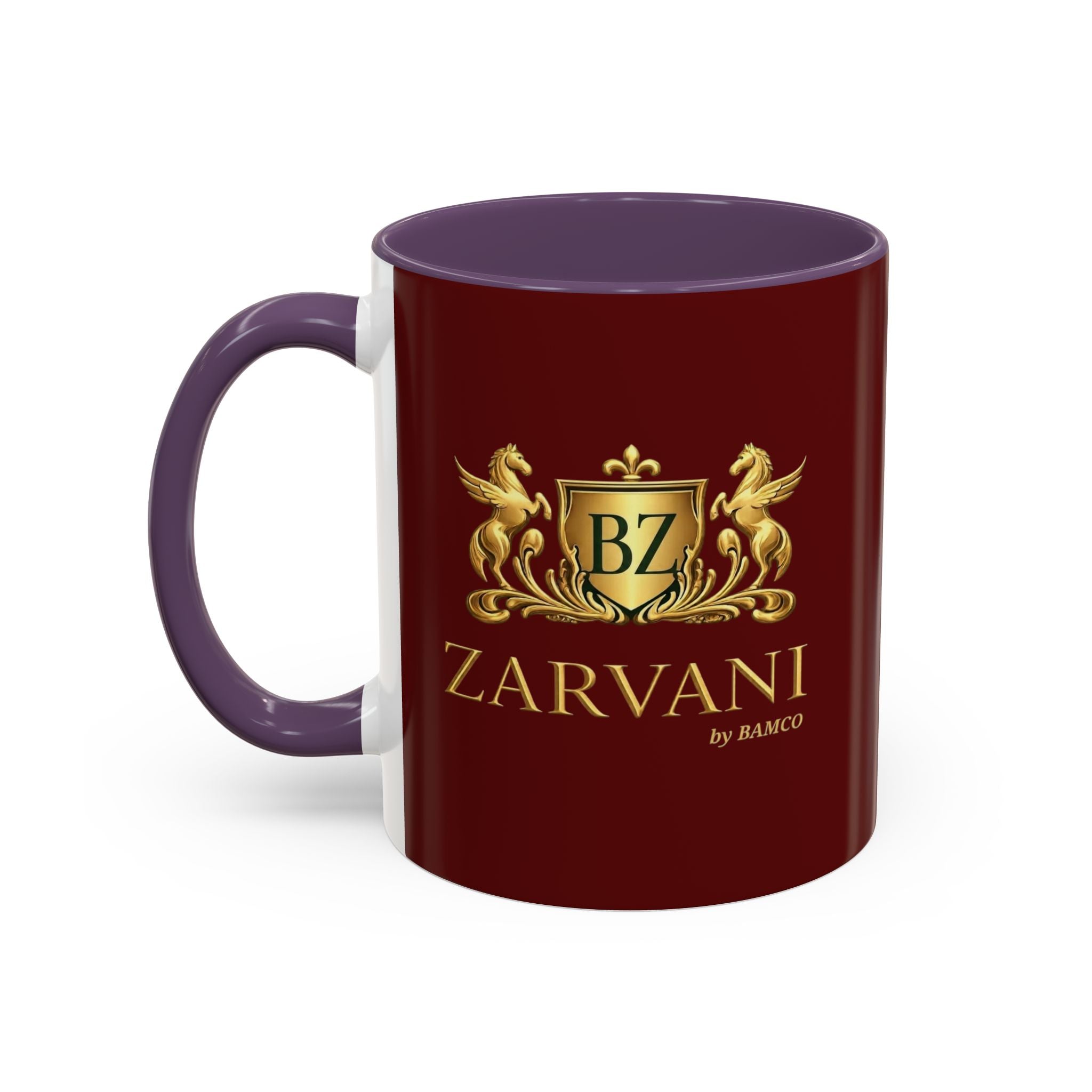 Dark-RED ZARVANI Coffee Mug (11, 15oz)