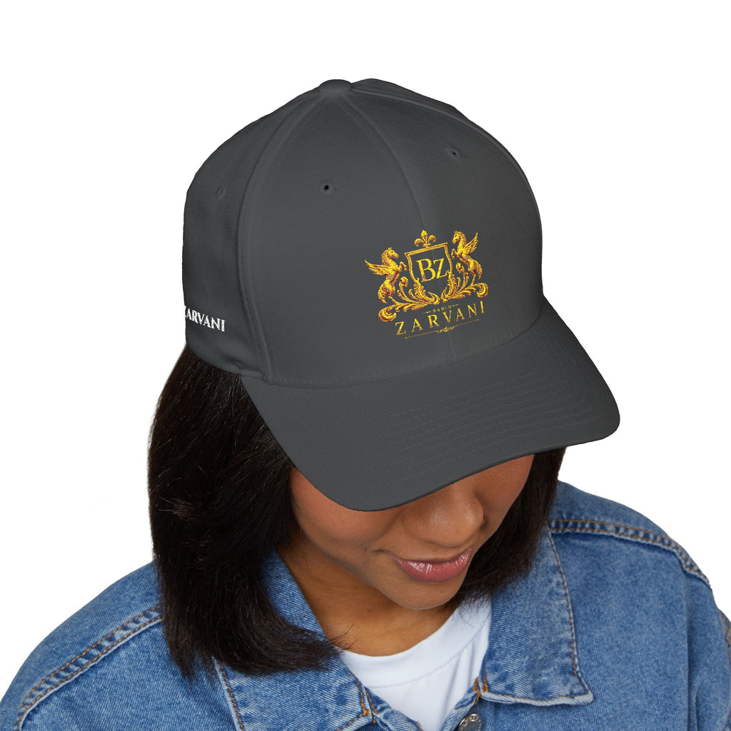 BAMCO ZARVANI Embroidered Cap — Gold Zarvani Closed-Back Hat