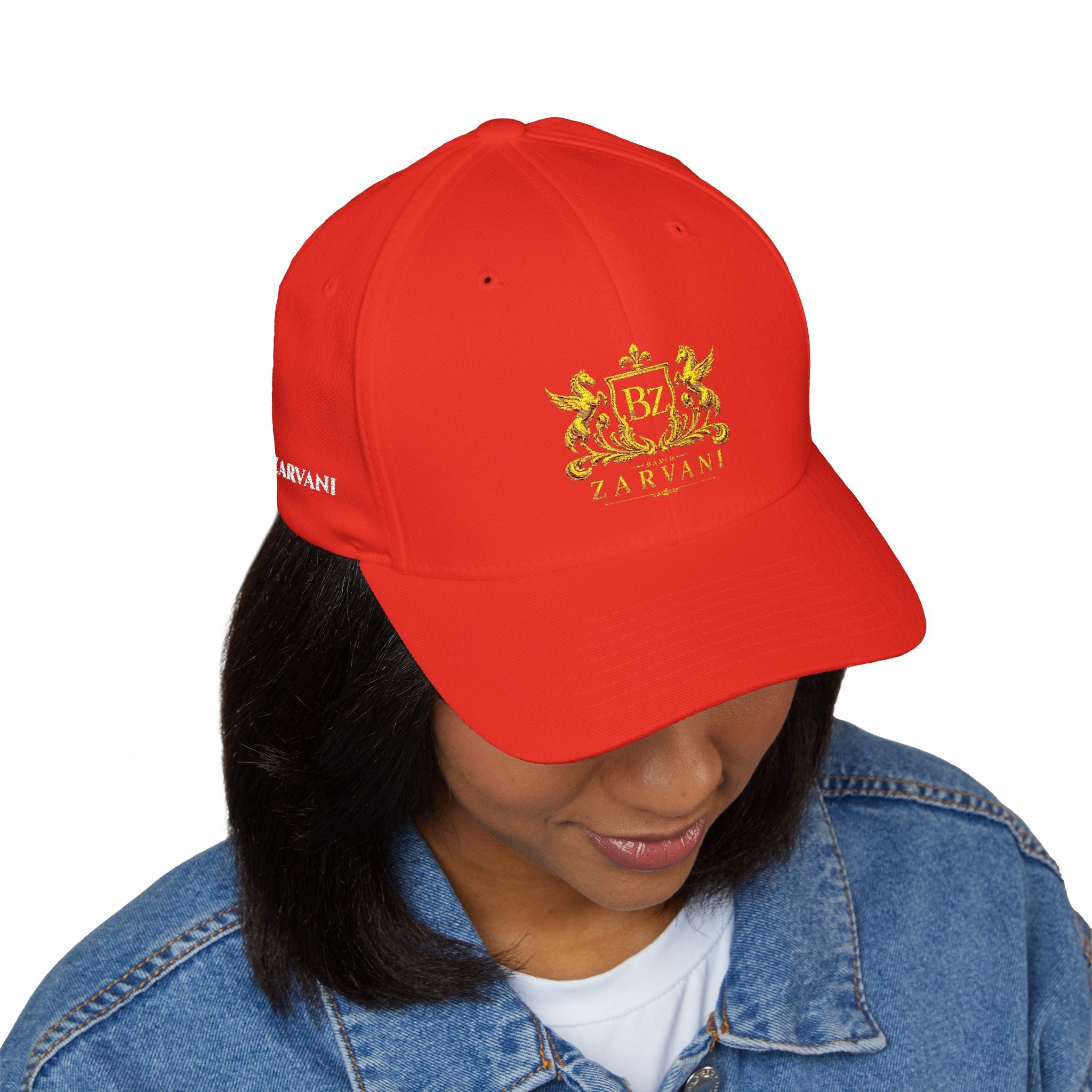BAMCO ZARVANI Embroidered Cap — Gold Zarvani Closed-Back Hat