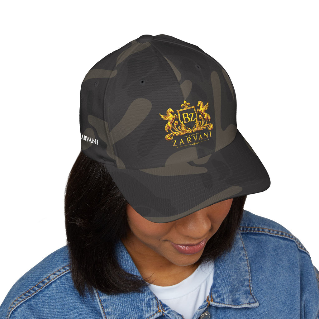 BAMCO ZARVANI Embroidered Cap — Gold Zarvani Closed-Back Hat