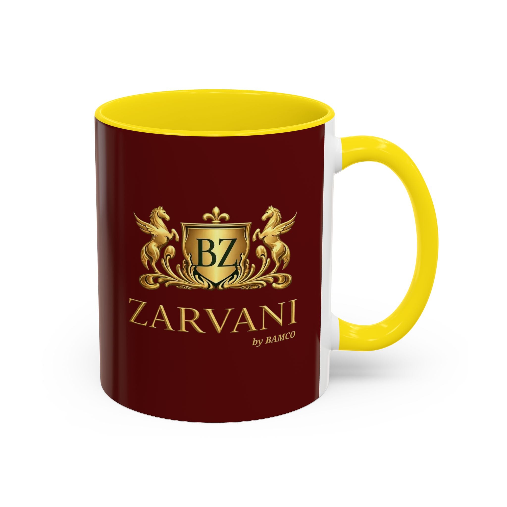 Dark-RED ZARVANI Coffee Mug (11, 15oz)