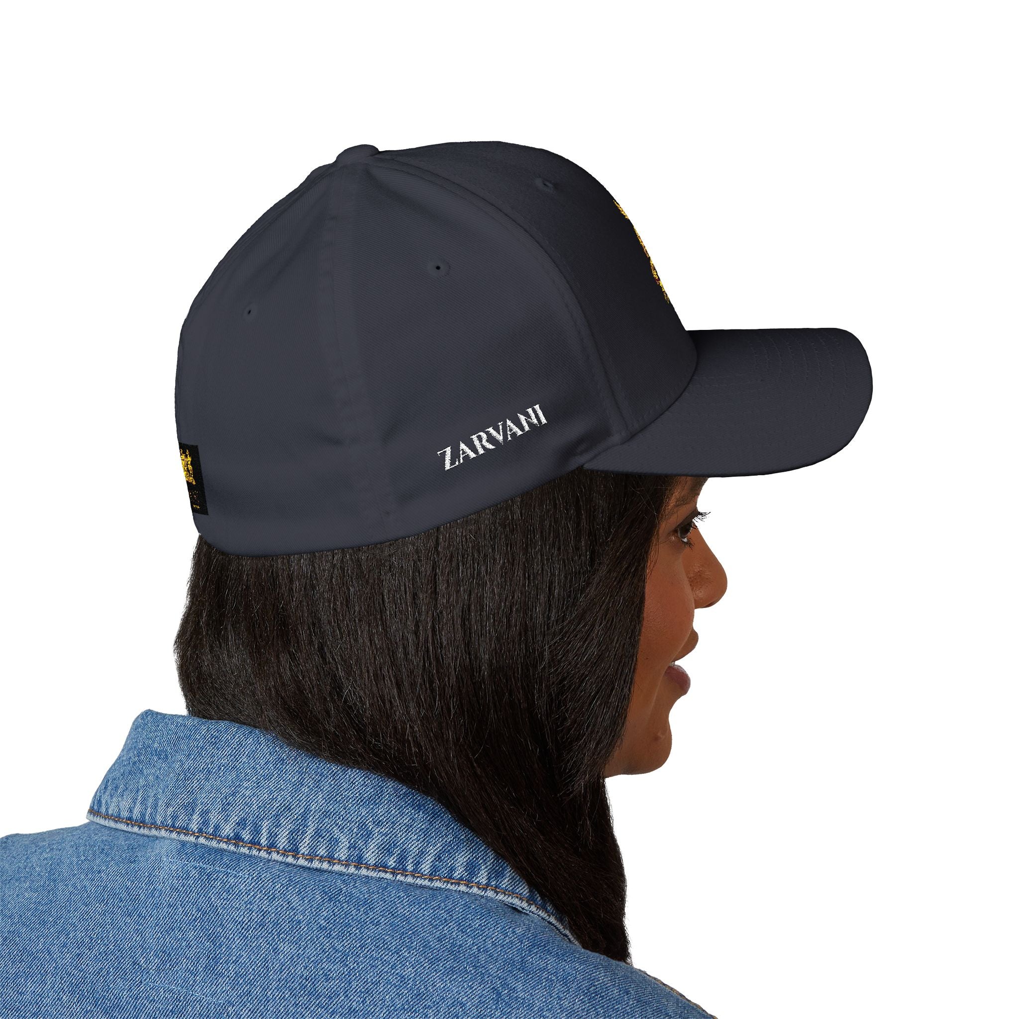 BAMCO ZARVANI Embroidered Cap — Gold Zarvani Closed-Back Hat