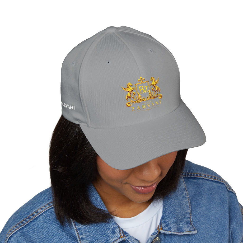 BAMCO ZARVANI Embroidered Cap — Gold Zarvani Closed-Back Hat