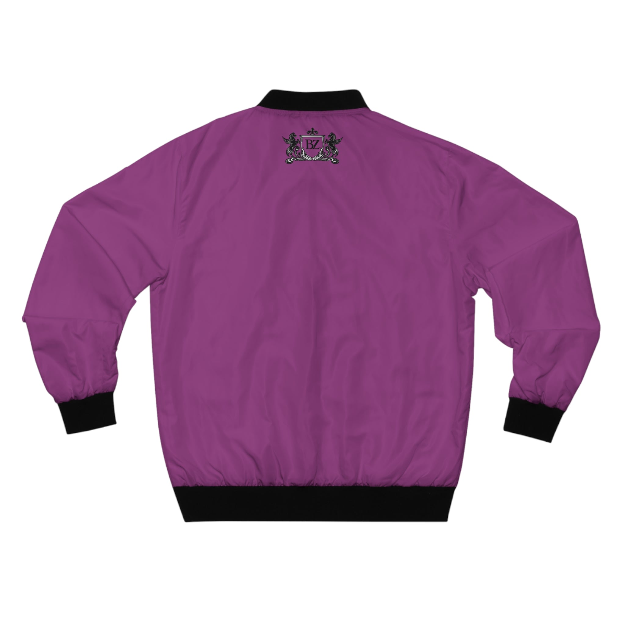 BAMCO ZARVANI - Elegant Dark-Purple Bomber Jacket