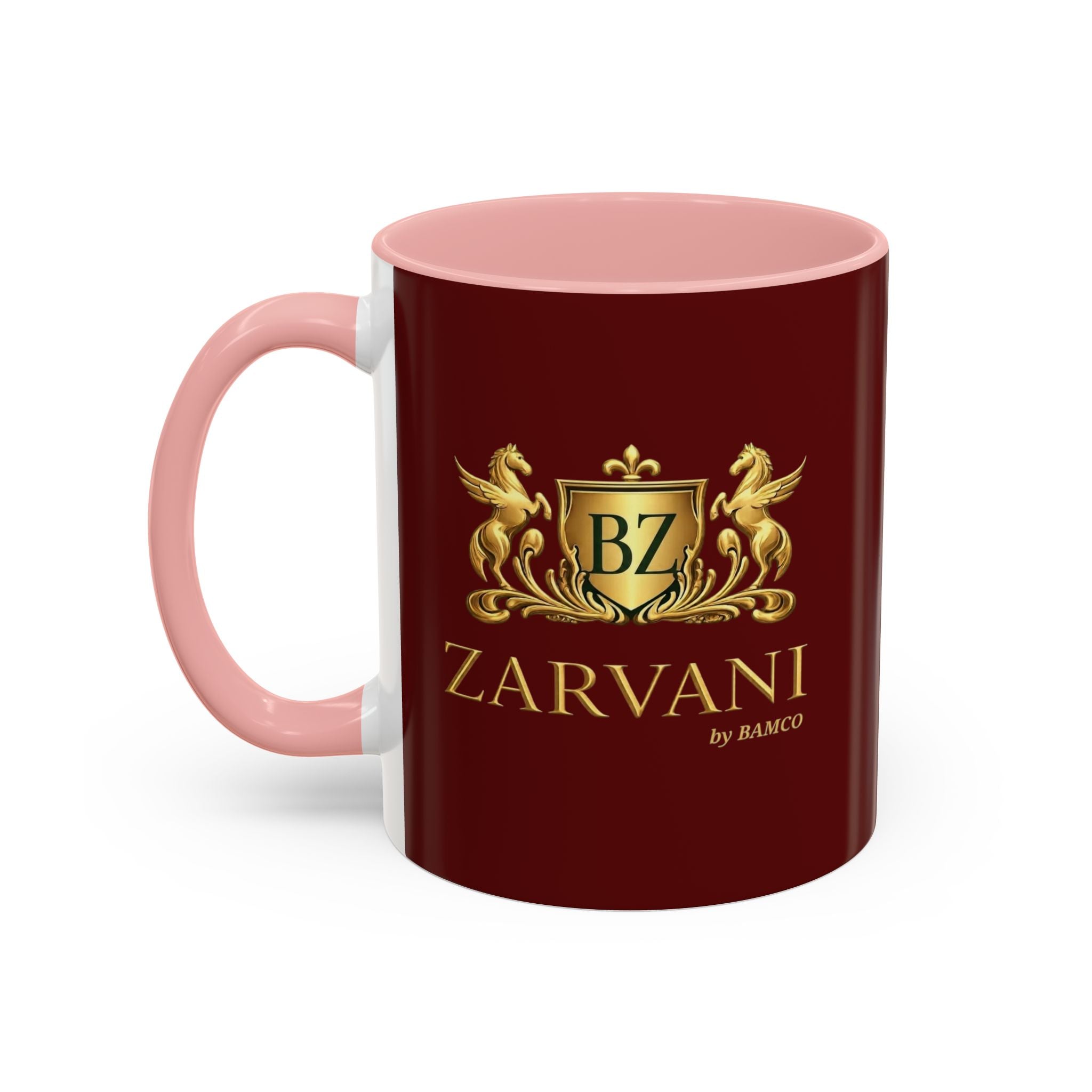 Dark-RED ZARVANI Coffee Mug (11, 15oz)