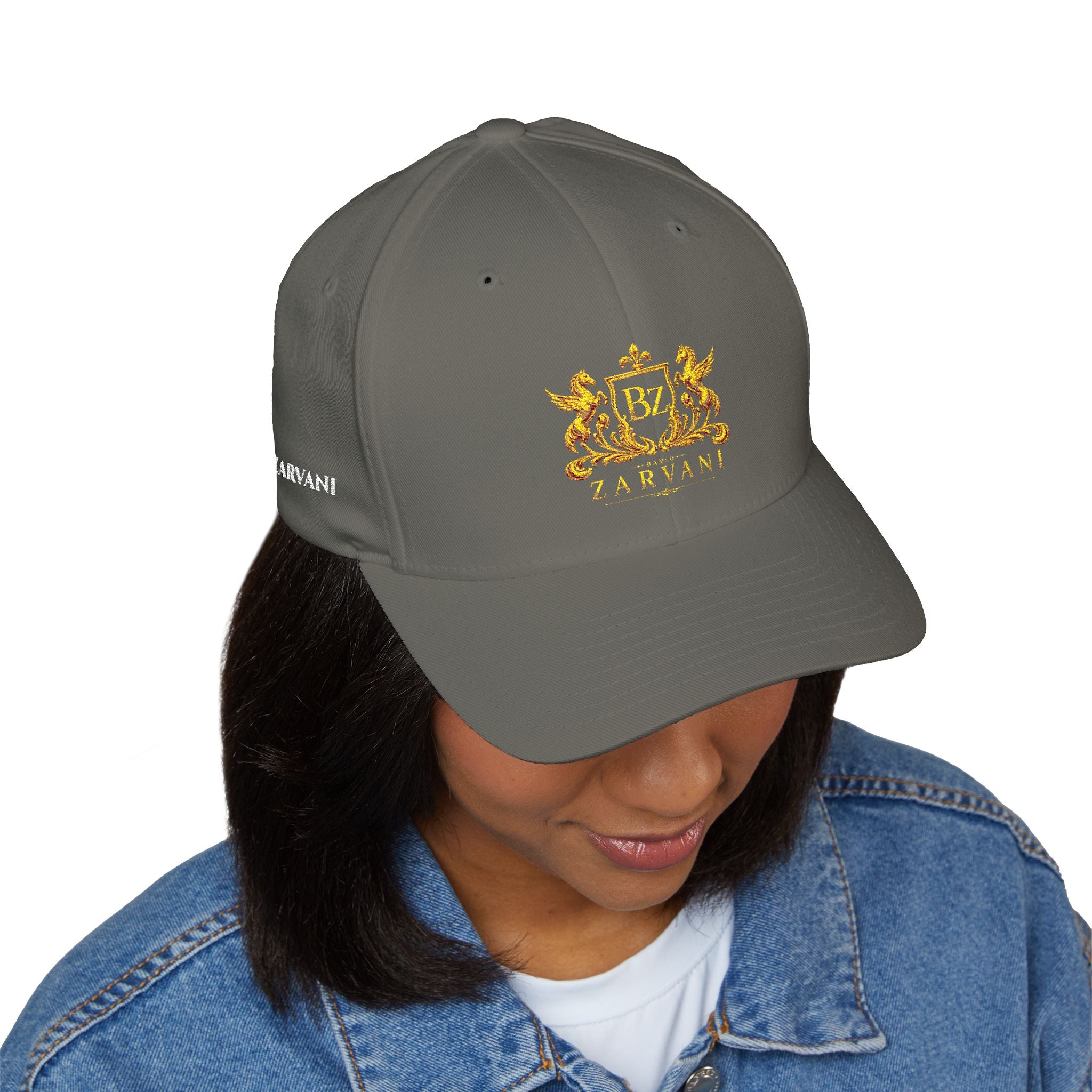 BAMCO ZARVANI Embroidered Cap — Gold Zarvani Closed-Back Hat