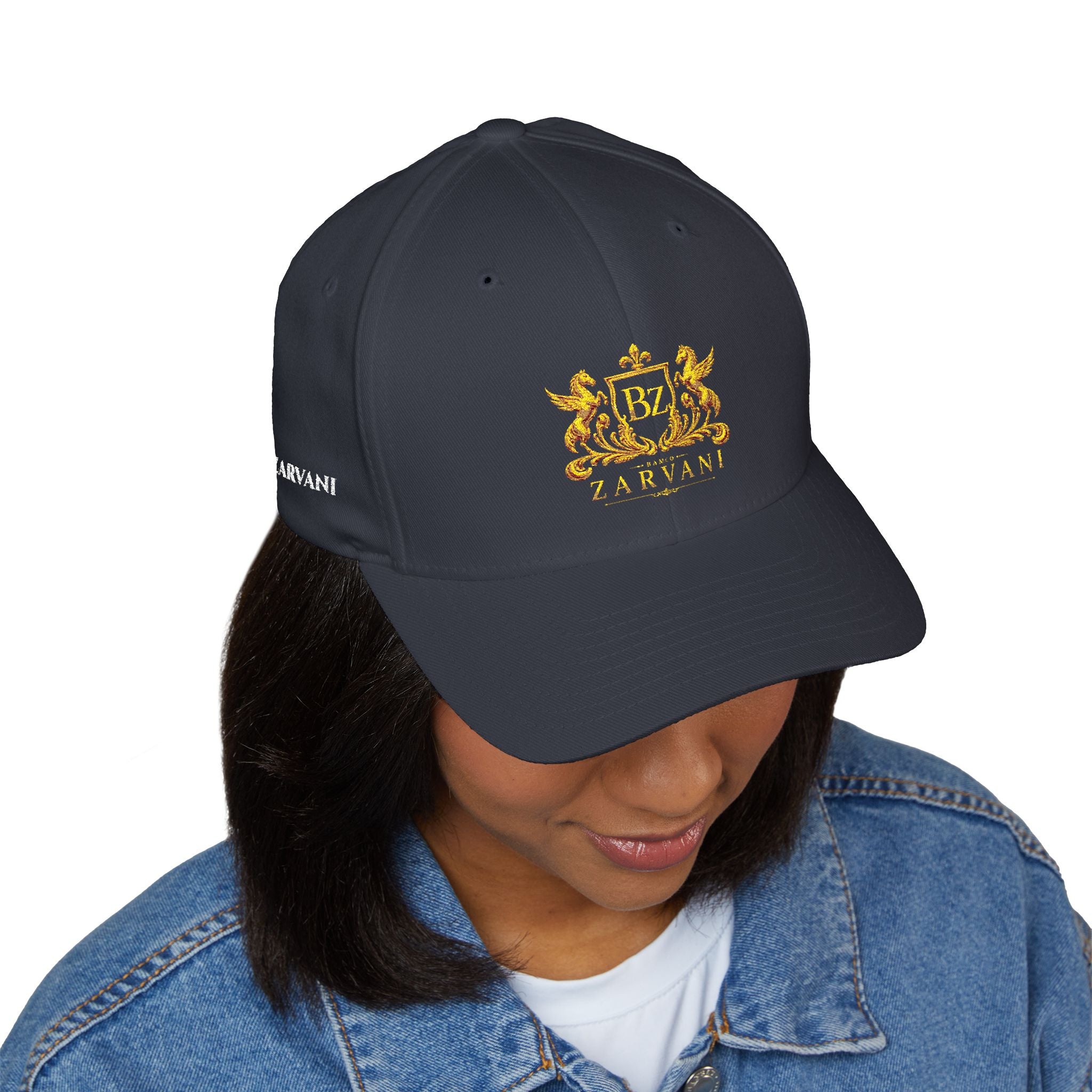 BAMCO ZARVANI Embroidered Cap — Gold Zarvani Closed-Back Hat