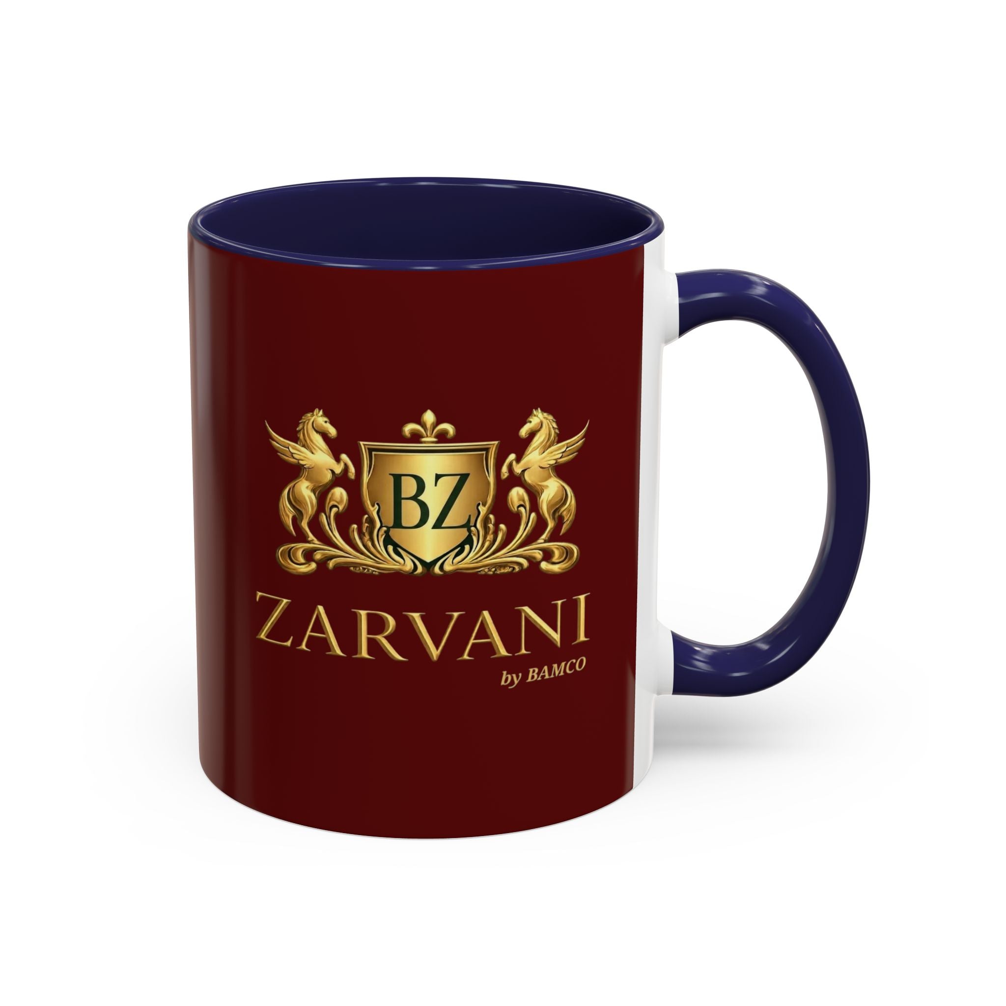 Dark-RED ZARVANI Coffee Mug (11, 15oz)