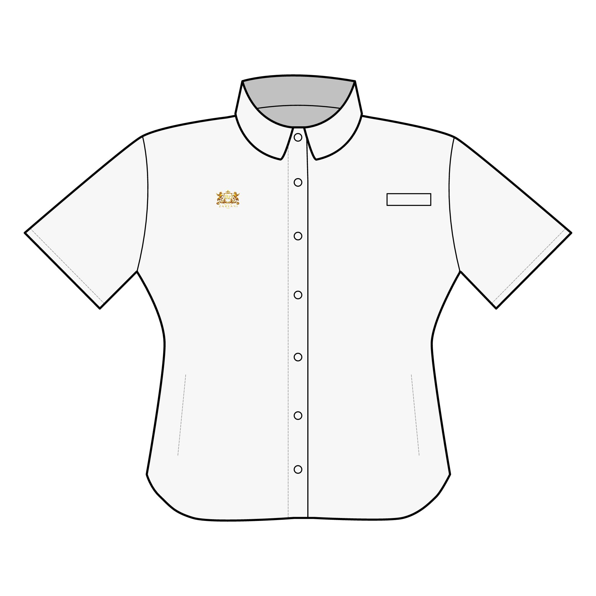 BAMCO ZARVANI Women's PFG Tamiami II Short Sleeve Fishing Shirt — Embroidered Performance Button-Down