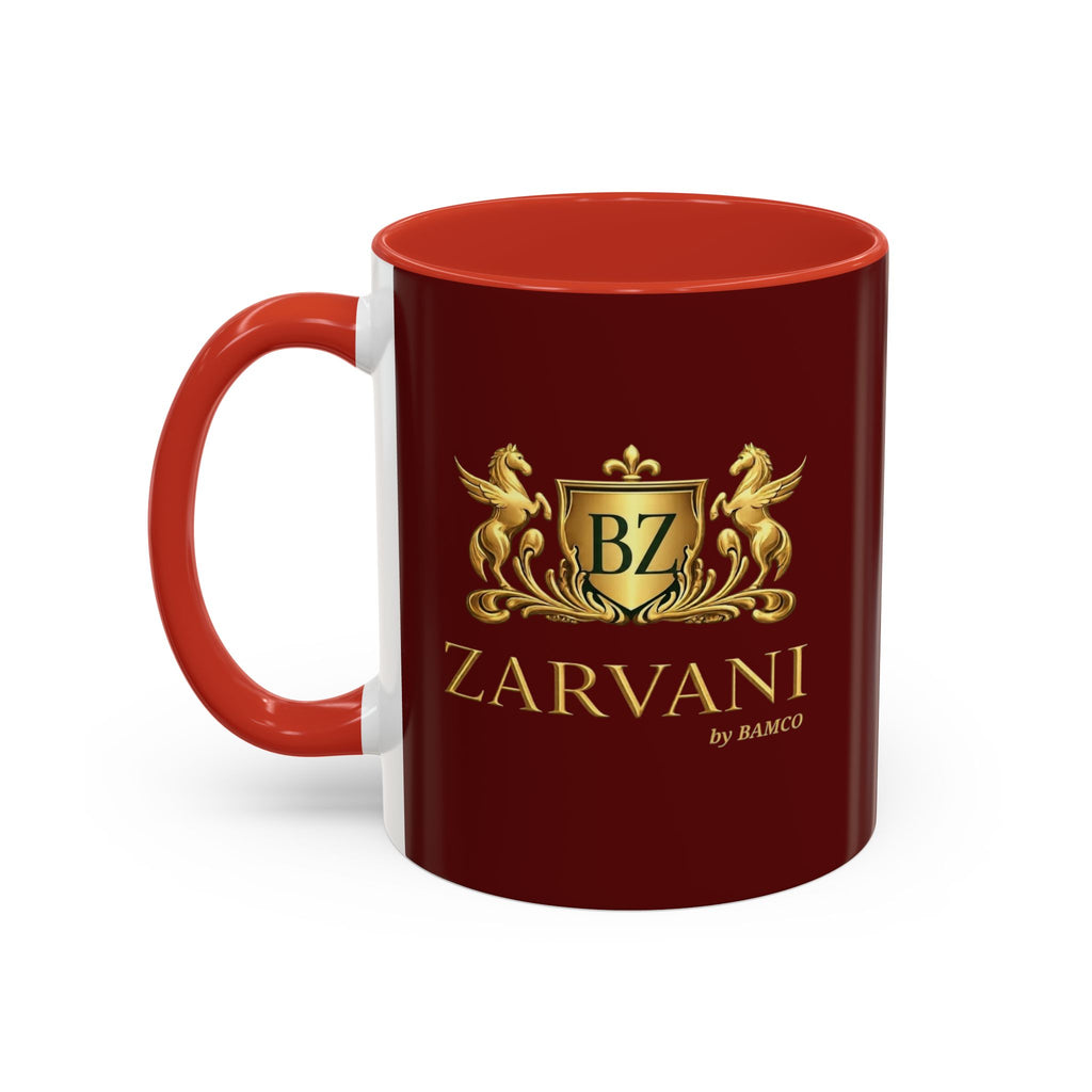 Dark-RED ZARVANI Coffee Mug (11, 15oz)