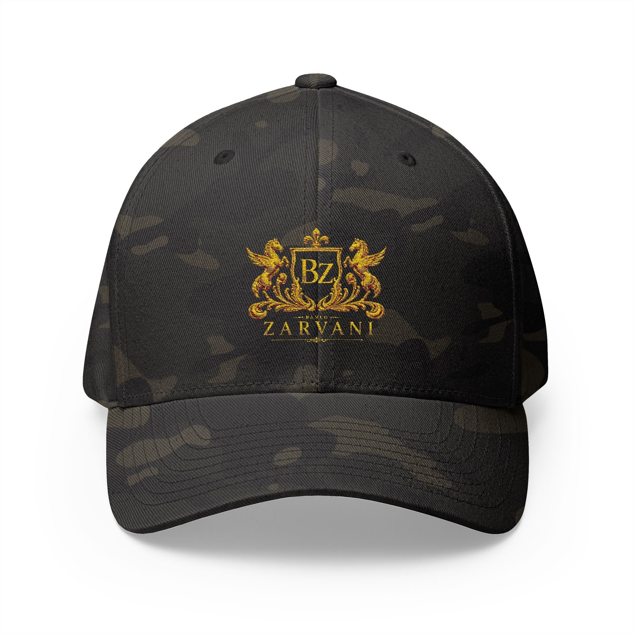BAMCO ZARVANI Embroidered Cap — Gold Zarvani Closed-Back Hat