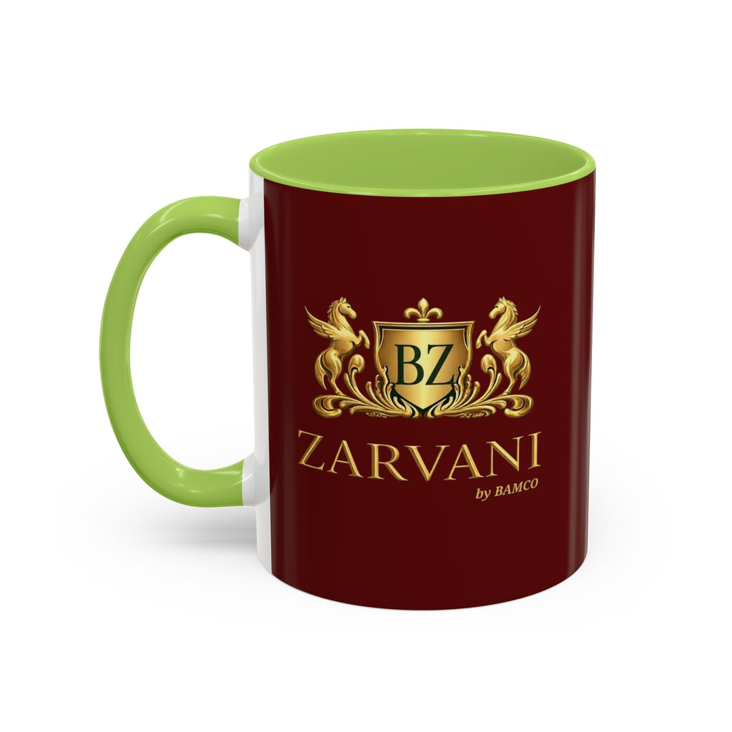 Dark-RED ZARVANI Coffee Mug (11, 15oz)