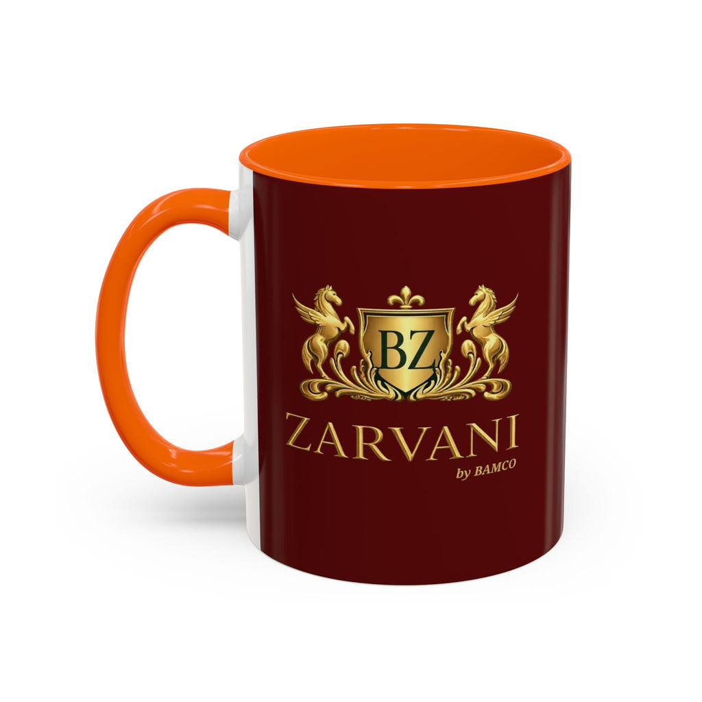 Dark-RED ZARVANI Coffee Mug (11, 15oz)
