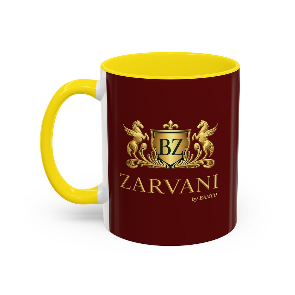 Dark-RED ZARVANI Coffee Mug (11, 15oz)