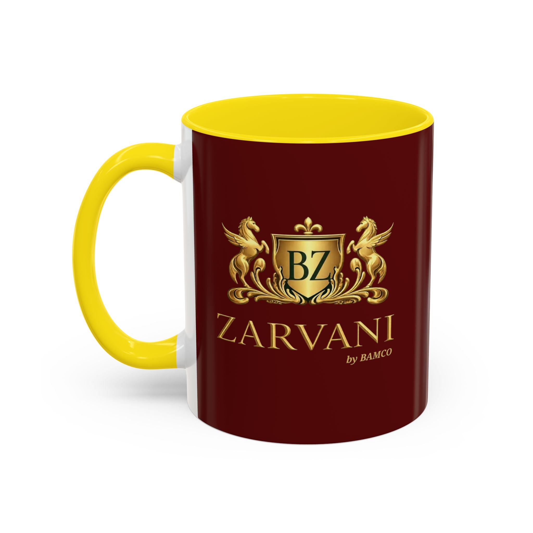 Dark-RED ZARVANI Coffee Mug (11, 15oz)
