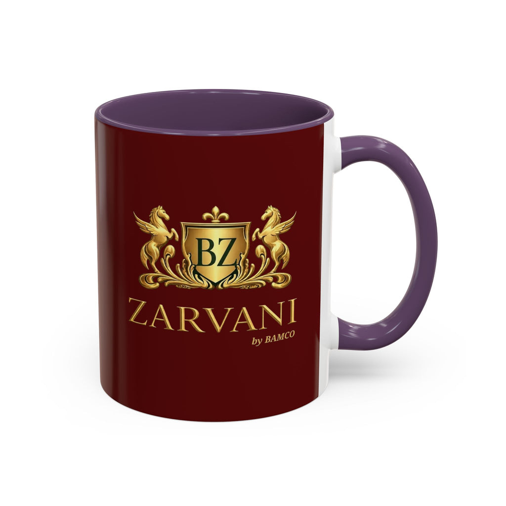 Dark-RED ZARVANI Coffee Mug (11, 15oz)