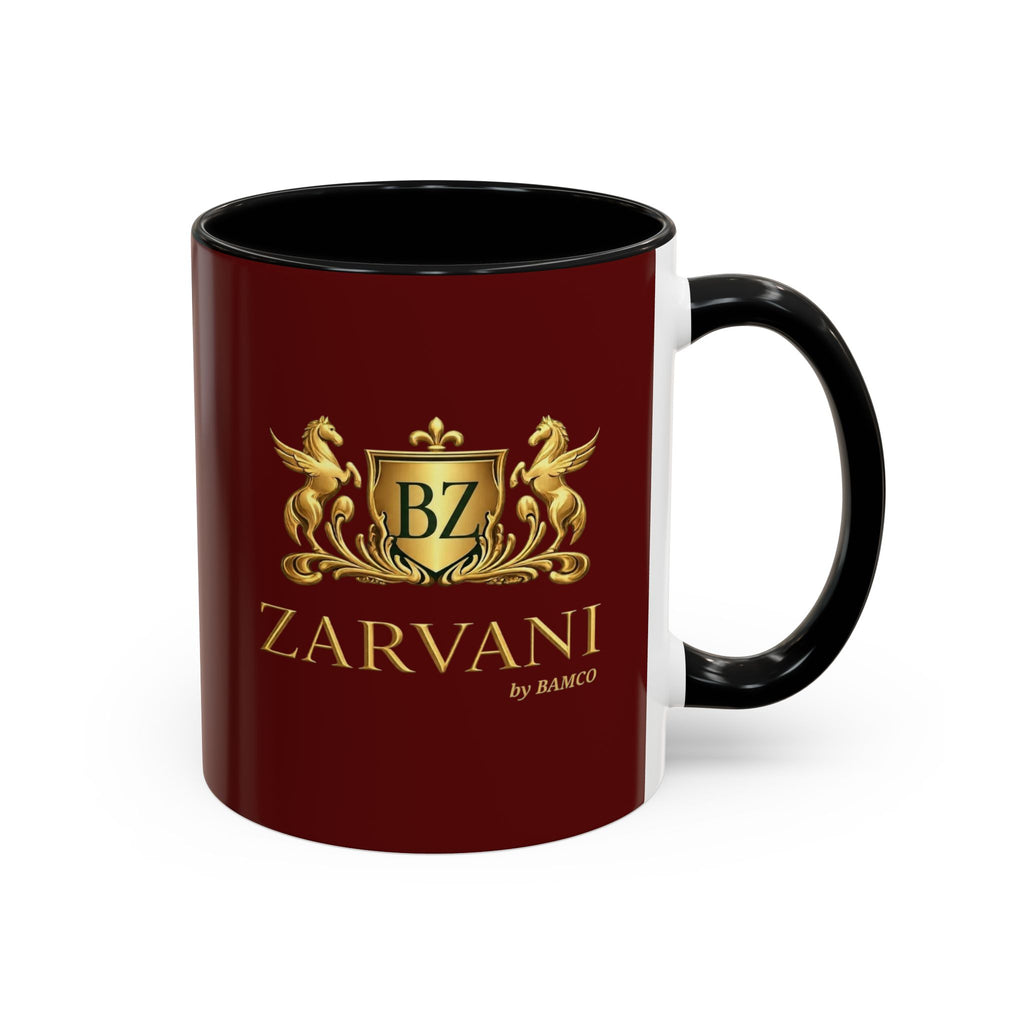 Dark-RED ZARVANI Coffee Mug (11, 15oz)