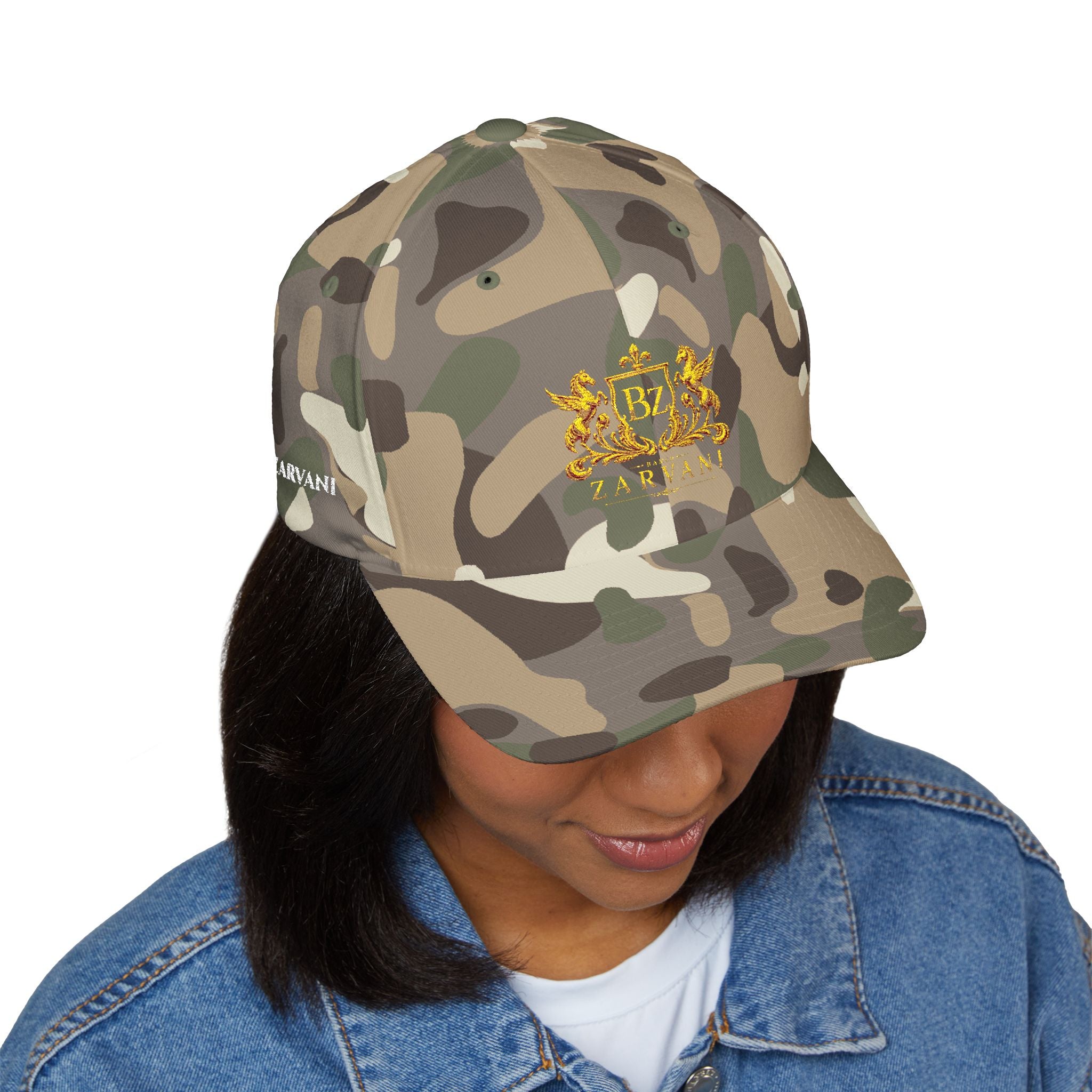 BAMCO ZARVANI Embroidered Cap — Gold Zarvani Closed-Back Hat