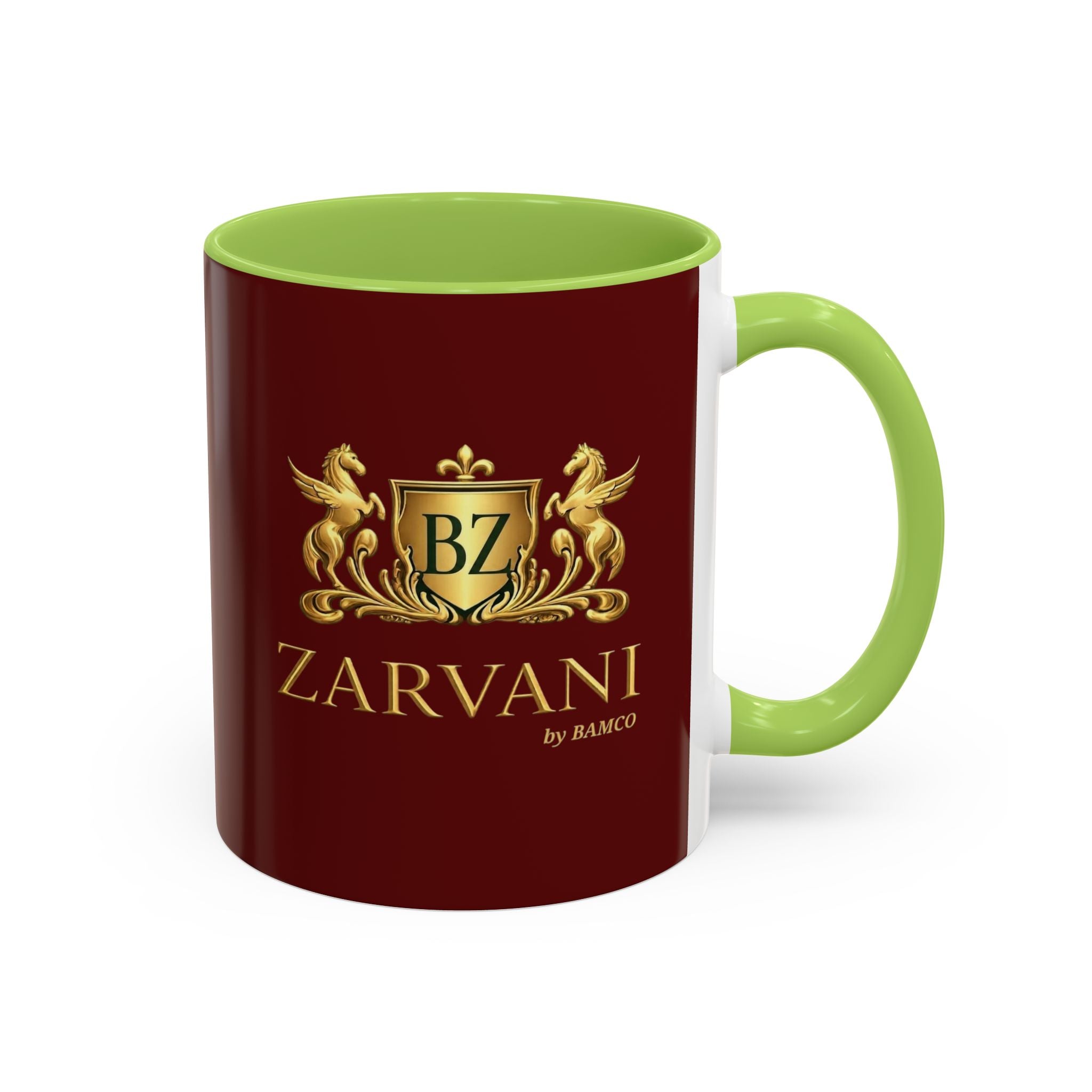 Dark-RED ZARVANI Coffee Mug (11, 15oz)