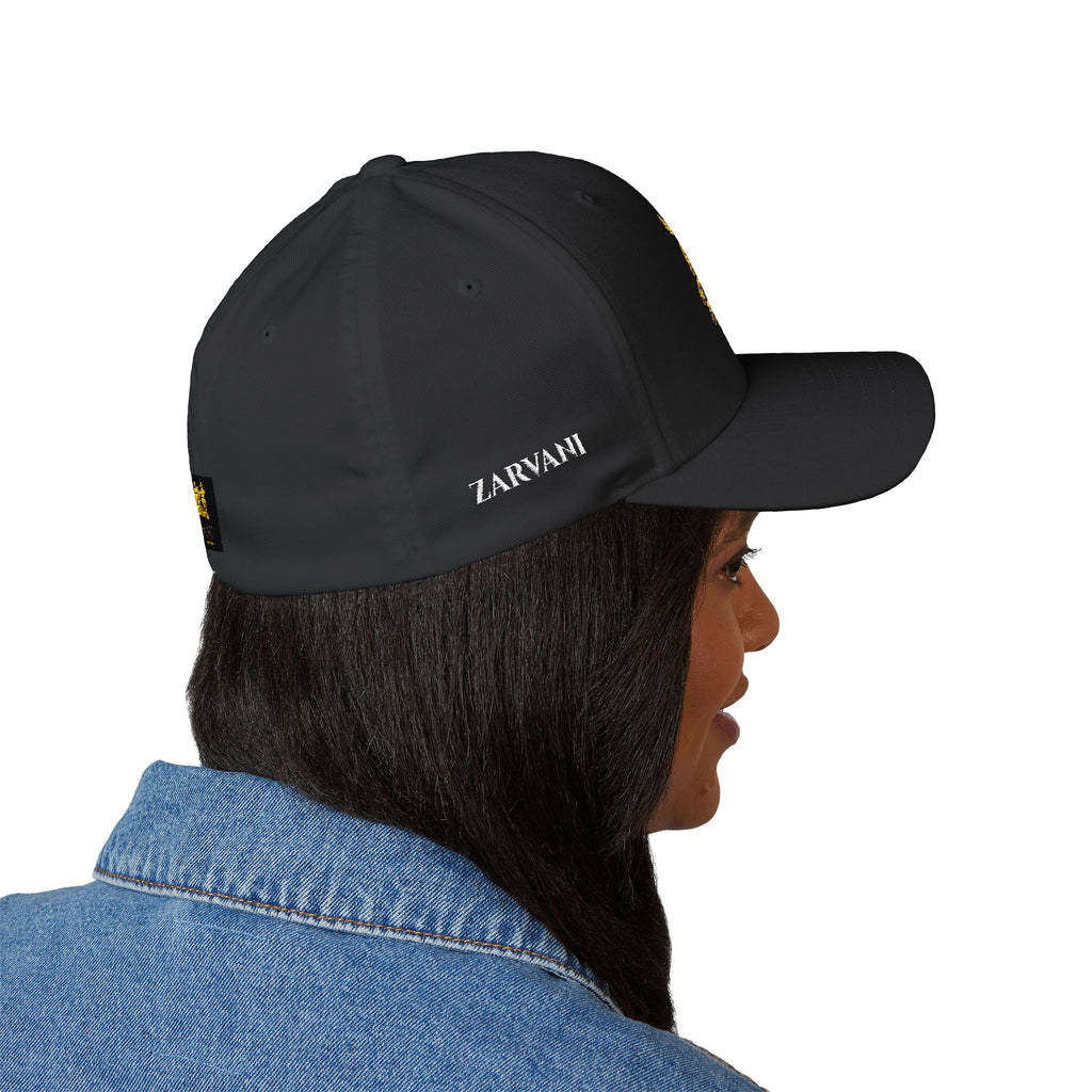 BAMCO ZARVANI Embroidered Cap — Gold Zarvani Closed-Back Hat