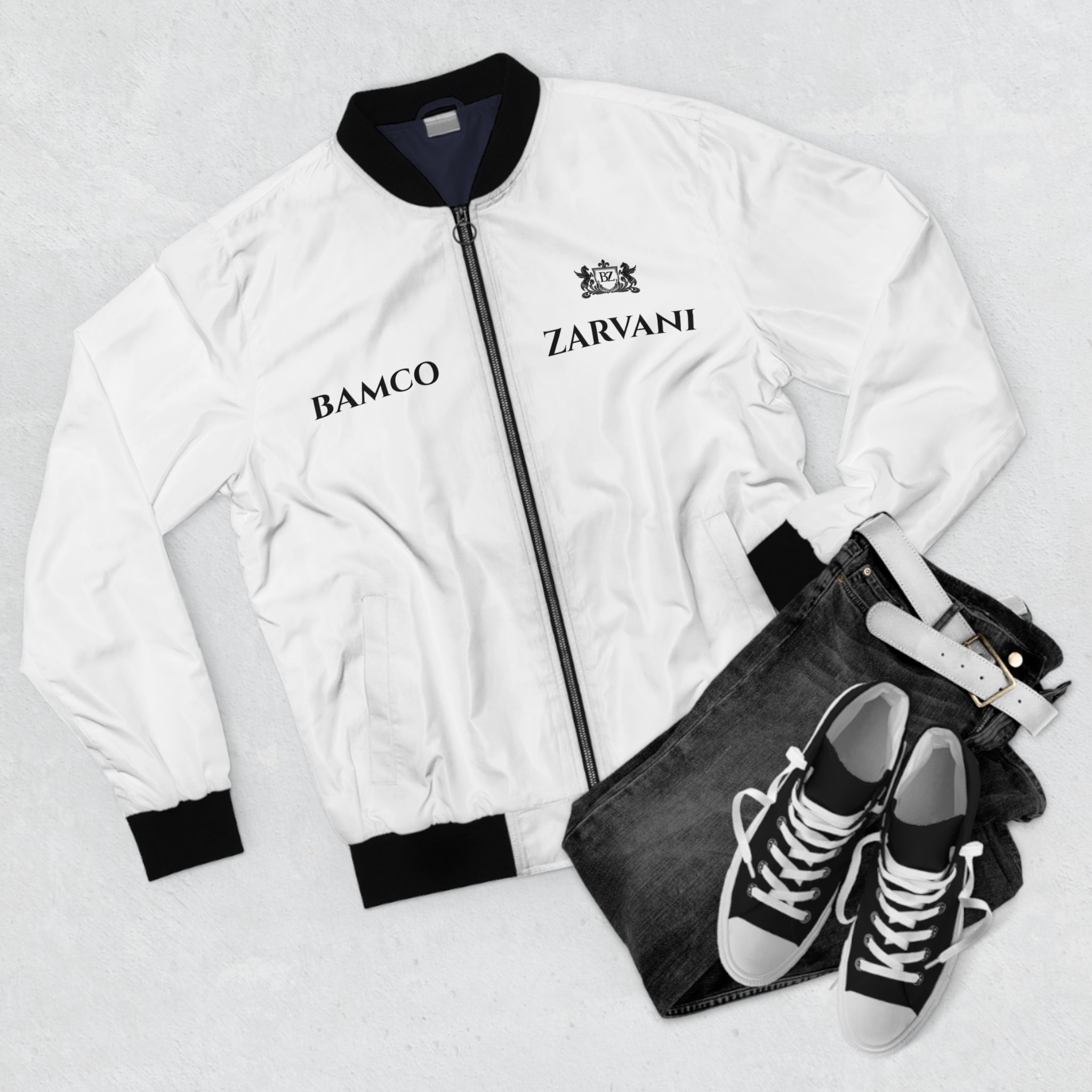 BAMCO ZARVANI WHITE Bomber Jacket