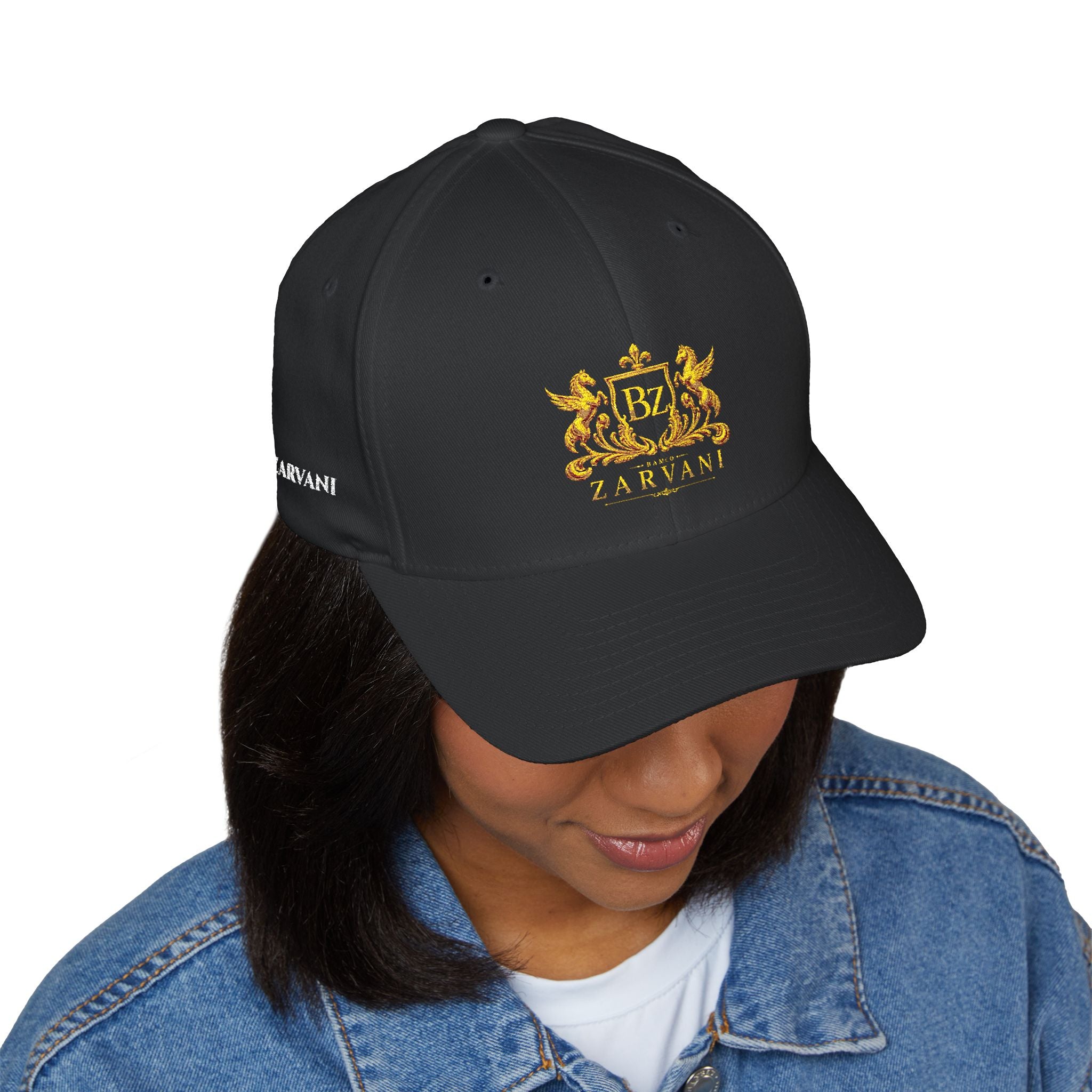 BAMCO ZARVANI Embroidered Cap — Gold Zarvani Closed-Back Hat