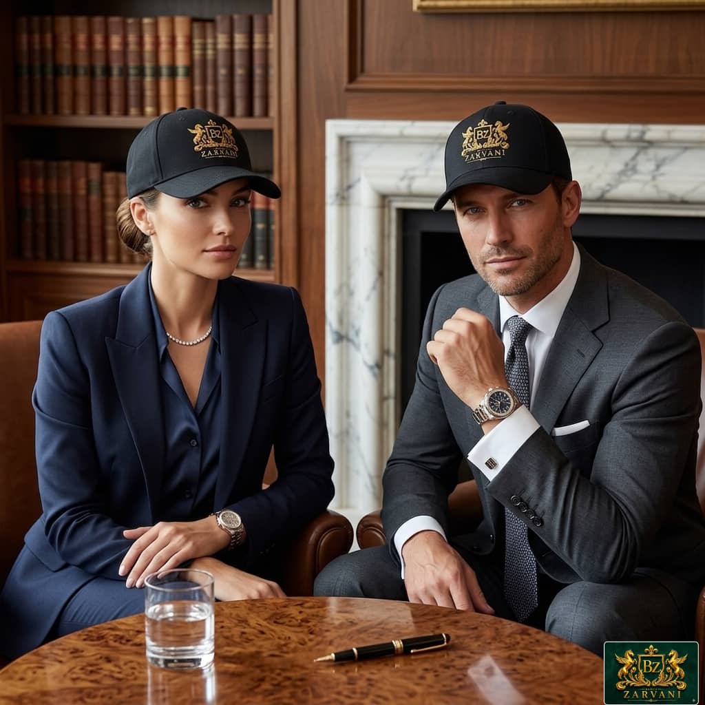 BAMCO ZARVANI Embroidered Cap — Gold Zarvani Closed-Back Hat